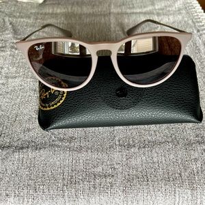 New Ray-Ban Erika 4171 Dark Rubber Sand Violet Gradient Brown
